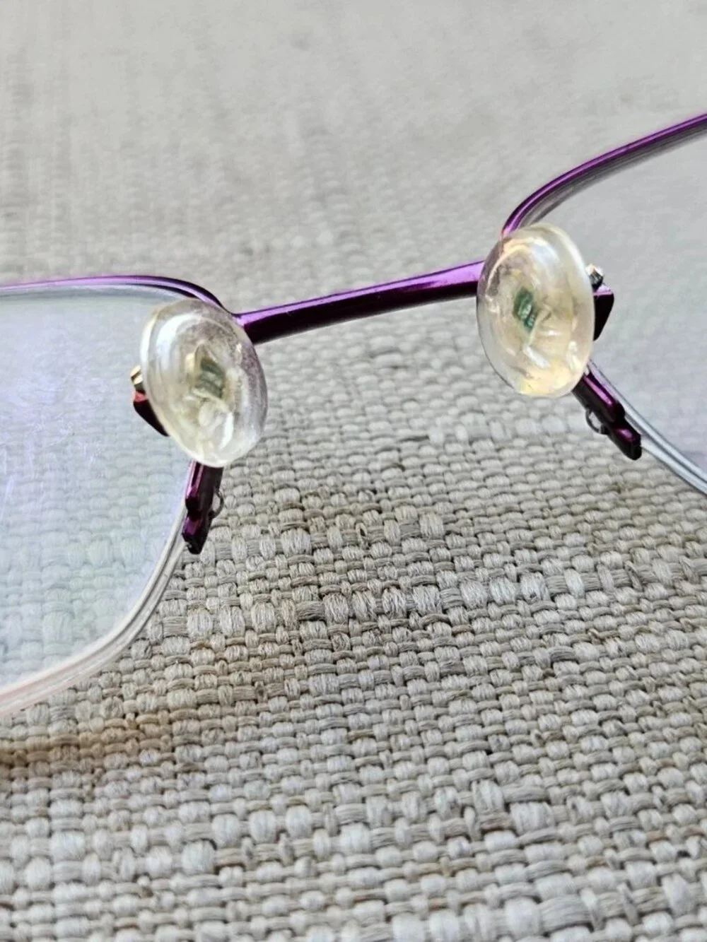 Bulova Women Eyeglasses Frame VIOLET Eyewear HOTCHKISS Glasses Half Rim Frame